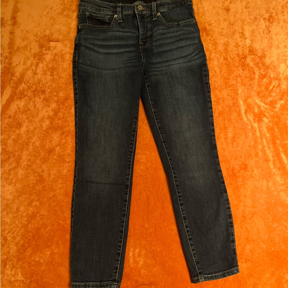 Lucky Brand Ava Mid Rise Cropped Jeans